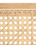 Beliani® Cordova – Zestaw 2 Krzeseł Wspornikowych (47 x 62 x 80 cm) – Plecionka Wiedeńska, Naturalny Rattan i Drewno Bukowe