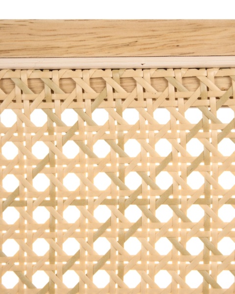 Beliani® Cordova – Zestaw 2 Krzeseł Wspornikowych (47 x 62 x 80 cm) – Plecionka Wiedeńska, Naturalny Rattan i Drewno Bukowe