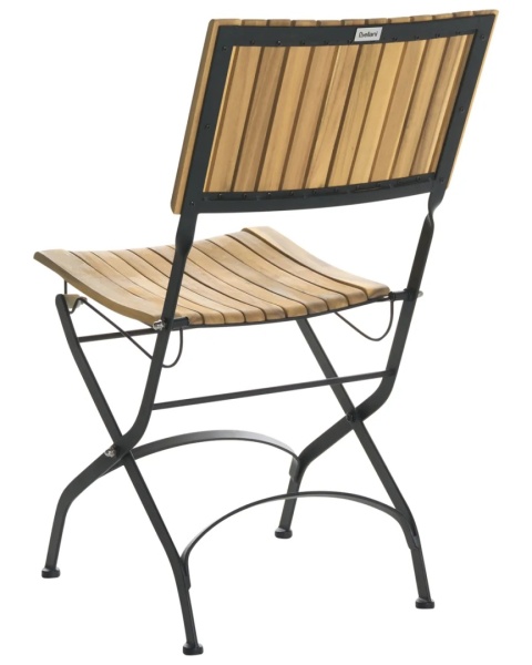 Beliani® Lascari – Zestaw Mebli Ogrodowych Bistro (Stolik Okrągły 45 cm + 2 Składane Krzesła)