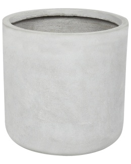 Beliani® Messene – Okrągła Donica Ogrodowa i Domowa (34 x 34 x 33 cm / Pojemność 10L)