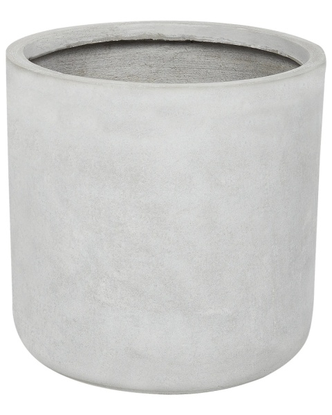 Beliani® Messene – Okrągła Donica Ogrodowa i Domowa (34 x 34 x 33 cm / Pojemność 10L)