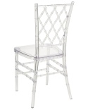 Beliani® Clarion – Zestaw 2 Przezroczystych Krzeseł Jadalnianych (39 x 40 x 92 cm) – Trwały Poliwęglan, Wysoki Połysk