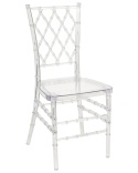 Beliani® Clarion – Zestaw 2 Przezroczystych Krzeseł Jadalnianych (39 x 40 x 92 cm) – Trwały Poliwęglan, Wysoki Połysk