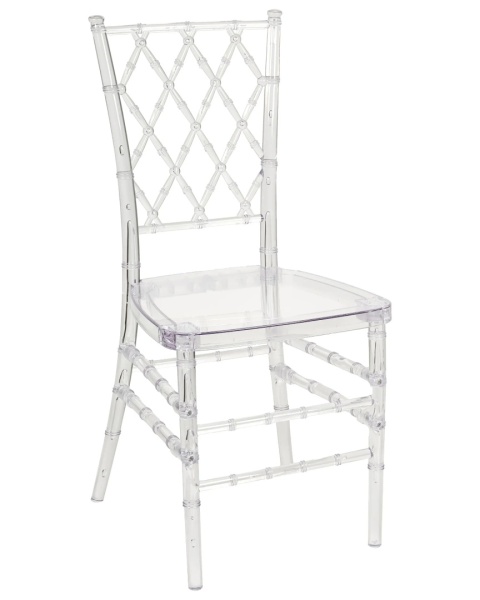 Beliani® Clarion – Zestaw 2 Przezroczystych Krzeseł Jadalnianych (39 x 40 x 92 cm) – Trwały Poliwęglan, Wysoki Połysk
