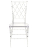 Beliani® Clarion – Zestaw 2 Przezroczystych Krzeseł Jadalnianych (39 x 40 x 92 cm) – Trwały Poliwęglan, Wysoki Połysk