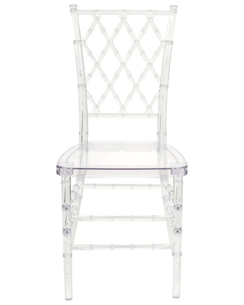 Beliani® Clarion – Zestaw 2 Przezroczystych Krzeseł Jadalnianych (39 x 40 x 92 cm) – Trwały Poliwęglan, Wysoki Połysk