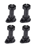Regulowane Nóżki Meblowe do Szafek Kuchennych (Wysokość 10 cm / Zakres 90–130 mm) – Komplet 4 Sztuki
