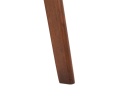 Stół Rozkładany do Jadalni MADOX 120-150 cm, Fornir Orzechowy, Styl Mid-Century