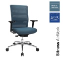 Topstar® Sitness Airwork – Profesjonalny Fotel Biurowy / Ergonomiczne Krzesło Obrotowe – Oddychająca Siatka,