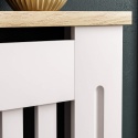 Vida Designs® Arlington XL – Szeroka Drewniana Osłona Grzejnika – Elegancki Front w Stylu Shaker
