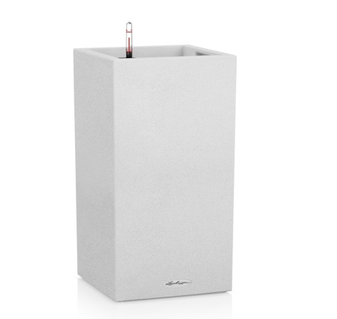 Lechuza® Canto Stone 40 High – Kolumnowa Donica z Opatentowanym Systemem Samonawadniania (40 x 40 x 76 cm)