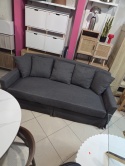 Beliani® GILJA – Klasyczna Sofa 3-Osobowa z Zdejmowanym Pokrowcem (212 x 107 x 89 cm) – Rama z Litego Drewna, Sprężyny Faliste