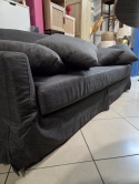 Beliani® GILJA – Klasyczna Sofa 3-Osobowa z Zdejmowanym Pokrowcem (212 x 107 x 89 cm) – Rama z Litego Drewna, Sprężyny Faliste