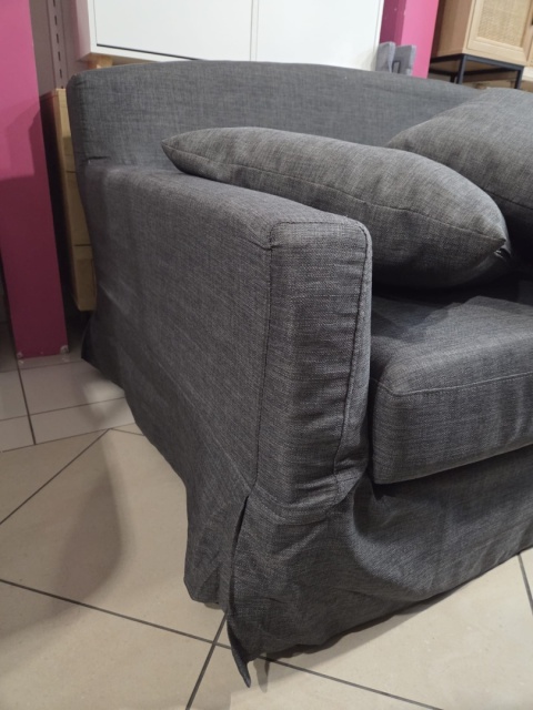 Beliani® GILJA – Klasyczna Sofa 3-Osobowa z Zdejmowanym Pokrowcem (212 x 107 x 89 cm) – Rama z Litego Drewna, Sprężyny Faliste