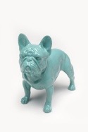 KARE Design® Perro Colore – Zestaw 6 Pop-Artowych Figurek Dekoracyjnych Buldog Francuski (9,5 x 4,5 x 8 cm / Komplet 6 Sztuk)