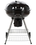 Marapi BELIANI – Grill Węglowy z Dwupoziomowym Rusztem (59 x 58 x 92 cm) – Pokrywa z Termometrem i Regulacją Wentylacji