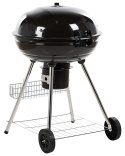 Marapi BELIANI – Grill Węglowy z Dwupoziomowym Rusztem (59 x 58 x 92 cm) – Pokrywa z Termometrem i Regulacją Wentylacji
