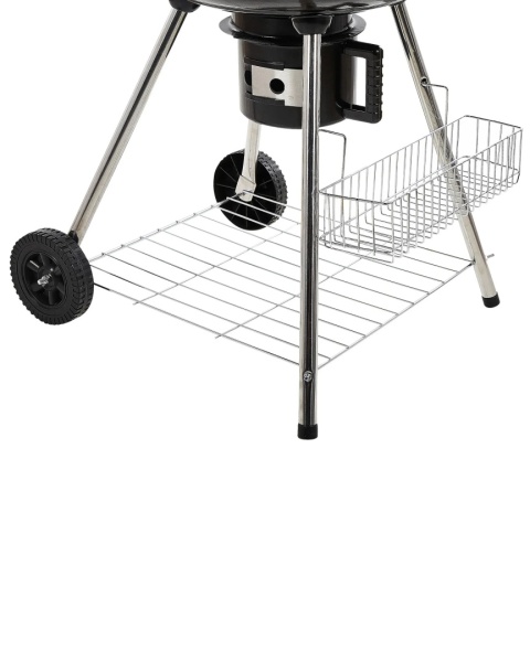 Marapi BELIANI – Grill Węglowy z Dwupoziomowym Rusztem (59 x 58 x 92 cm) – Pokrywa z Termometrem i Regulacją Wentylacji
