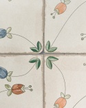 Beliani® – Zestaw 2 Składanych Krzeseł Ogrodowych / Bistro z Mozaiką Ceramiczną (40 x 45 x 90 cm)