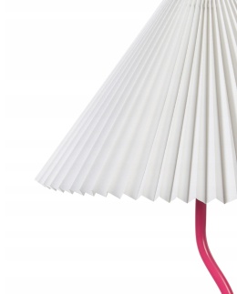 Beliani® Jikawo – Różowa Lampa Podłogowa w Stylu Retro (25 x 25 x 161 cm) – Falista Metalowa Podstawa