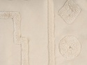 Beliani® Chack – Duży Koc / Narzuta Bawełniana z Frędzlami (190 x 190 cm) – Styl Boho, Tuftowany Wzór Geometryczny