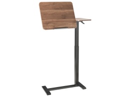 Beliani® Schola – Mobilny Stolik / Biurko pod Laptopa z Mechaniczną Regulacją Wysokości (70 x 40 x 76-135 cm)