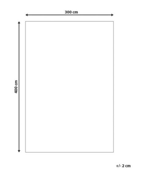 Beliani® Kawas – Duży Nowoczesny Dywan Geometryczny (300 x 400 cm) – Wzór w Paski, Wysokość Runa 15 mm