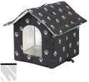 Smart Shelter Pro L – Całoroczny Wodoodporny i Ocieplany Domek / Budka dla Kota na Zewnątrz (45 x 43 x 40 cm)