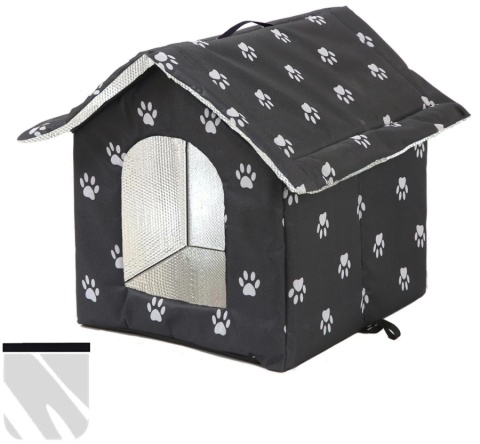 Smart Shelter Pro L – Całoroczny Wodoodporny i Ocieplany Domek / Budka dla Kota na Zewnątrz (45 x 43 x 40 cm)