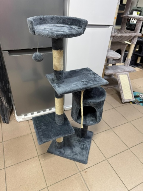 Wielopoziomowy Drapak dla Kota – 5-Poziomowe Centrum Zabawy i Relaksu (117 x 66 x 56 cm)