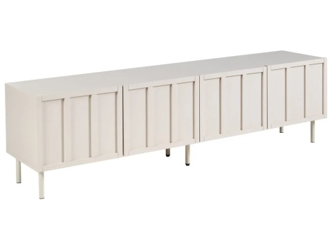 Beliani® Clunes – Modernistyczna Szafka RTV / Komoda pod Telewizor (180 x 40 x 50 cm) w Modnym Odcieniu Kaszmirowym