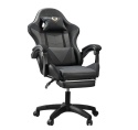 Ergonomiczny Obrotowy Fotel Gamingowy i Biurowy z Podnóżkiem Player (Czarny)