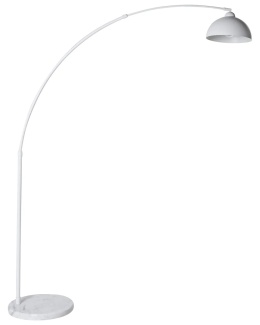 Beliani® CAGAYAN – Elegancka Duża Lampa Podłogowa Łukowa (170-200 cm) – Ciężka Marmurowa Podstawa