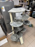Smart Cat® Corner King – Narożny Wielopoziomowy Drapak dla Kota z Tunelem, 2 Domkami i 2 Hamakami