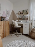 Beliani® JOHNSON – Skandynawskie Biurko Home Office z Szufladą i Szafką (112 x 50 x 76 cm) – Trwała Płyta Wiórowa