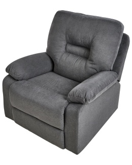 Beliani® BERGEN – Rozkładany Fotel Relaksacyjny z Podnóżkiem (90 x 72 x 101 cm) – Tkanina Hydrofobowa, Sprężyny Kieszeniowe
