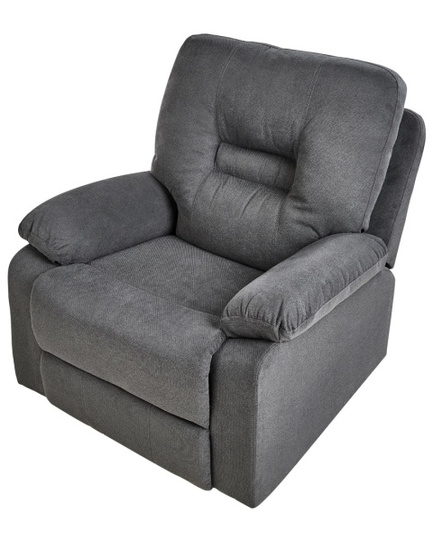 Beliani® BERGEN – Rozkładany Fotel Relaksacyjny z Podnóżkiem (90 x 72 x 101 cm) – Tkanina Hydrofobowa, Sprężyny Kieszeniowe