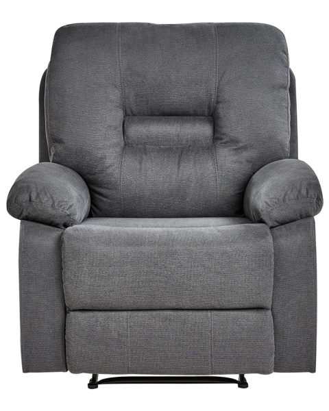 Beliani® BERGEN – Rozkładany Fotel Relaksacyjny z Podnóżkiem (90 x 72 x 101 cm) – Tkanina Hydrofobowa, Sprężyny Kieszeniowe