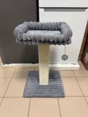 Elegancki Drapak Słupek dla Kota z Powiększoną Legowiskową Platformą (45 x 40 x 71 cm)