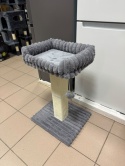 Elegancki Drapak Słupek dla Kota z Powiększoną Legowiskową Platformą (45 x 40 x 71 cm)