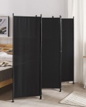 Beliani® NARNI – Czarny 5-Panelowy Parawan Pokojowy i Ścianka Działowa (270 x 170 cm)