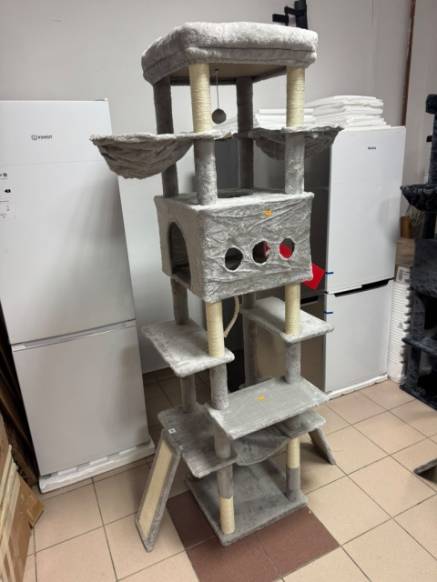 CatHeaven Wielopoziomowy Drapak Wieża XXL dla Kotów (46 x 46 x 200 cm)