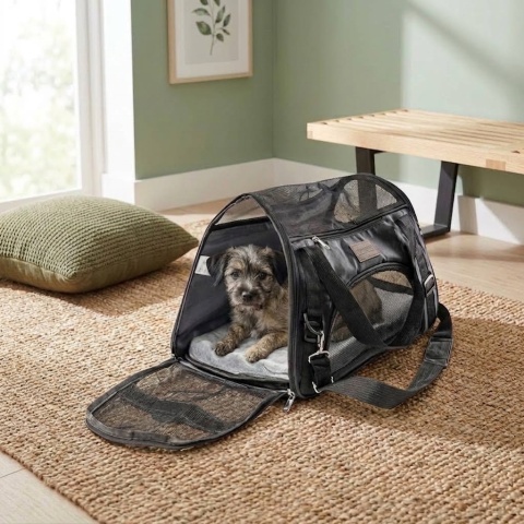 Smart Carrier Pro – Torba Transportowa / Transporter na Ramię dla Kota i Psa (47 x 25 x 26 cm / Udźwig do 10 kg)
