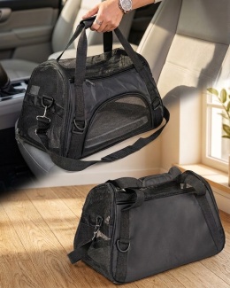 Smart Carrier Pro – Torba Transportowa / Transporter na Ramię dla Kota i Psa (47 x 25 x 26 cm / Udźwig do 10 kg)