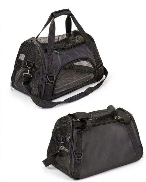 Smart Carrier Pro – Torba Transportowa / Transporter na Ramię dla Kota i Psa (47 x 25 x 26 cm / Udźwig do 10 kg)
