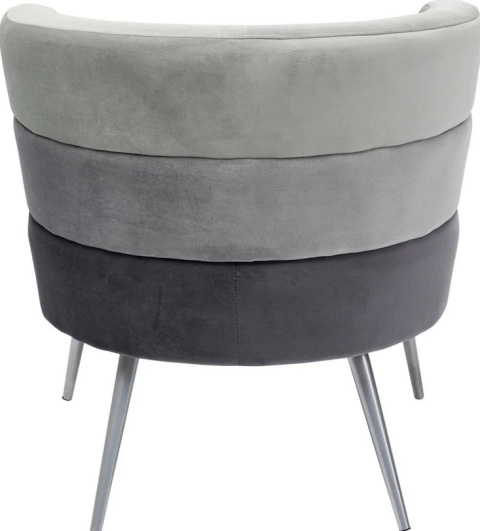 Kare Design Fotel Sandwich, szary, 65x74 cm Kare Design Fotel Sandwich, szary, 65x74 cm