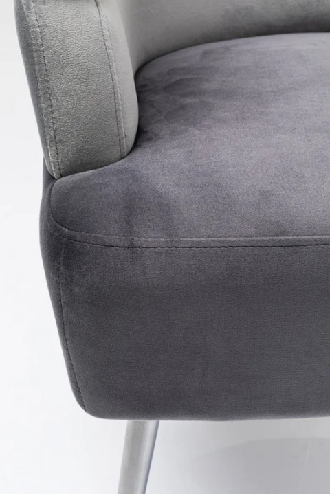 Kare Design Fotel Sandwich, szary, 65x74 cm Kare Design Fotel Sandwich, szary, 65x74 cm