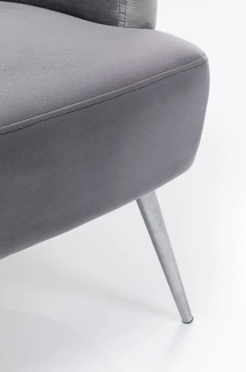Kare Design Fotel Sandwich, szary, 65x74 cm Kare Design Fotel Sandwich, szary, 65x74 cm