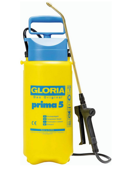 Opryskiwacz ciśnieniowy GLORIA Prima 5, 5L, Mosiężna Dysza, Regulowana, Ogrodowy Opryskiwacz ciśnieniowy GLORIA Prima 5, 5L, Mosiężna Dysza, Regulowana, Ogrodowy