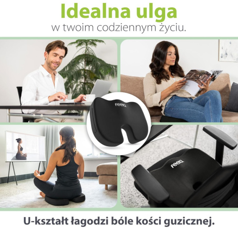 feela.® Ortopedyczna poduszka do siedzenia premium feela.® Ortopedyczna poduszka do siedzenia premium